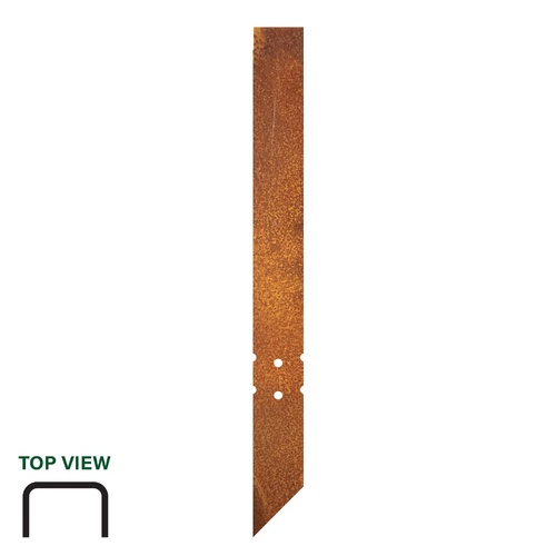 LUX-EDGE Retaining Stakes Corten (Suits 230-590mm Edging)