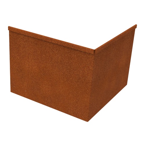 LUX-EDGE Corner Pieces Corten Steel (External Safety Edge)