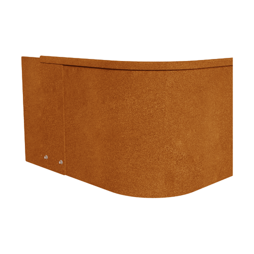 LUX-Edge Radius Corners Corten Steel (External Safety Edge)